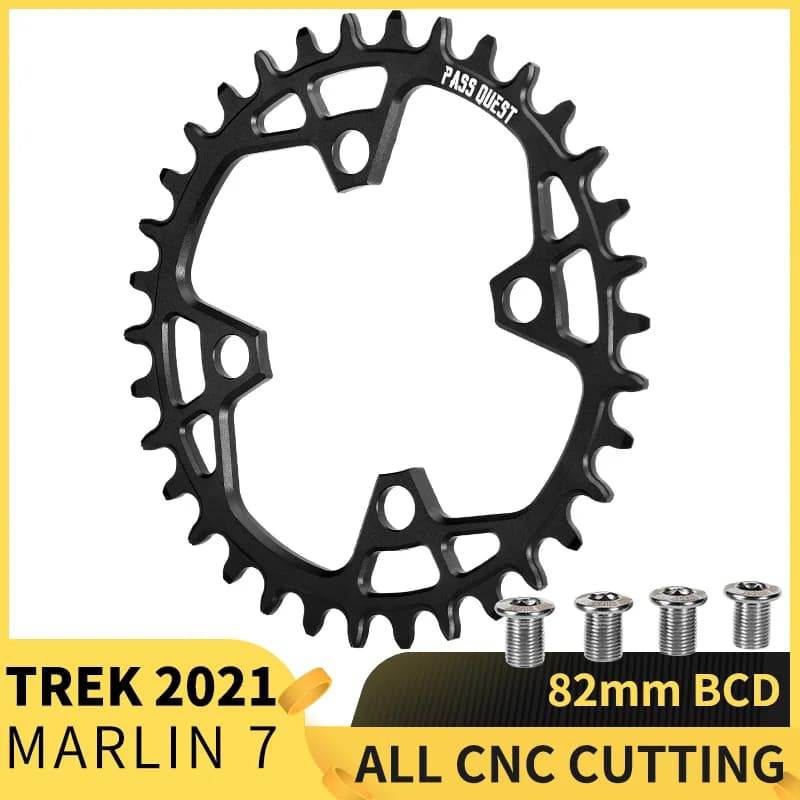 PASSQUEST 82mm bcd Fsa Alpha Drive Marlin 7 Mtb corona larga stretta 30t 32t 34t 36t anello per catena per ruota dentata per bicicletta