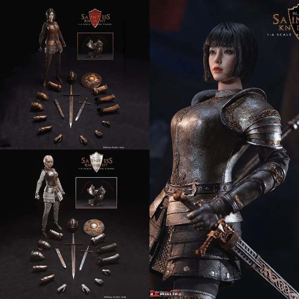 Modello mobile a 12 pollici della figura di azione dei vestiti del corpo della testa femminile del cavaliere della scala 1/6 di TBLeague PL2021-183 per i fan