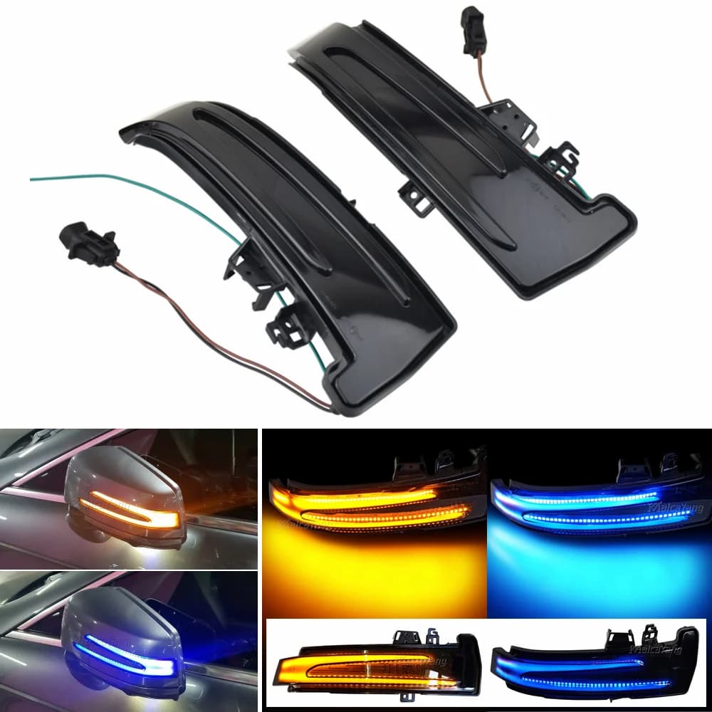 Indicatore specchietto retrovisore a LED dinamico per Mercedes Benz W176 W246 W212 W204 CLA C117 GLA GLK W221 CLS W218