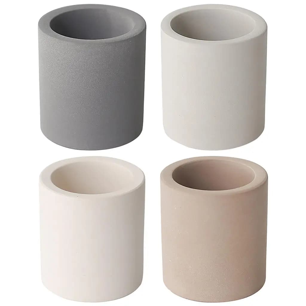 Diatomite portaspazzolino tazza dentifricio spazzole per trucco porta rasoi bagno controsoffitto organizzatore accessori per il bagno