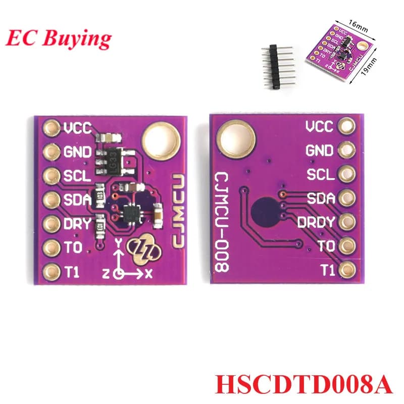 HSCDTD008A Magnetic sensor module 3-axis 3-axis magnetometer compas IIC I2C interface from 3,3 V to 5 V for Arduino CJMCU-008