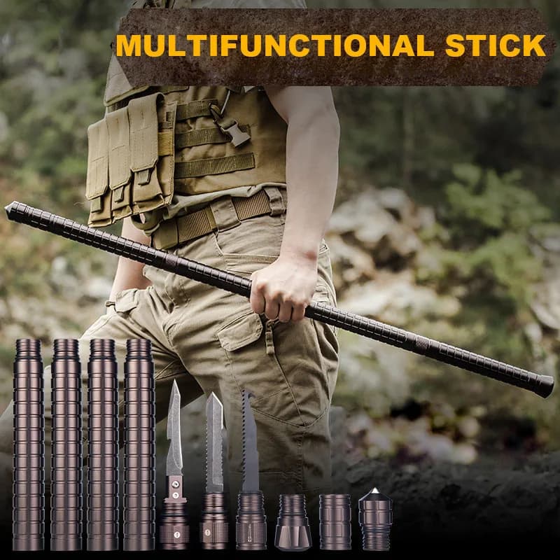 Robust Stroller Stick, Trekking Sticks, Self-Defense Stick, Camping Safety Stick, Defensive Auction for Home and Car, Trekking Stick