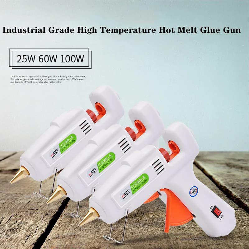 20W/60W/100W pistola per colla a caldo pistole industriali intelligenti strumenti di riparazione fai da te usa 7mm/11mm stick di colla Mini pistola termica
