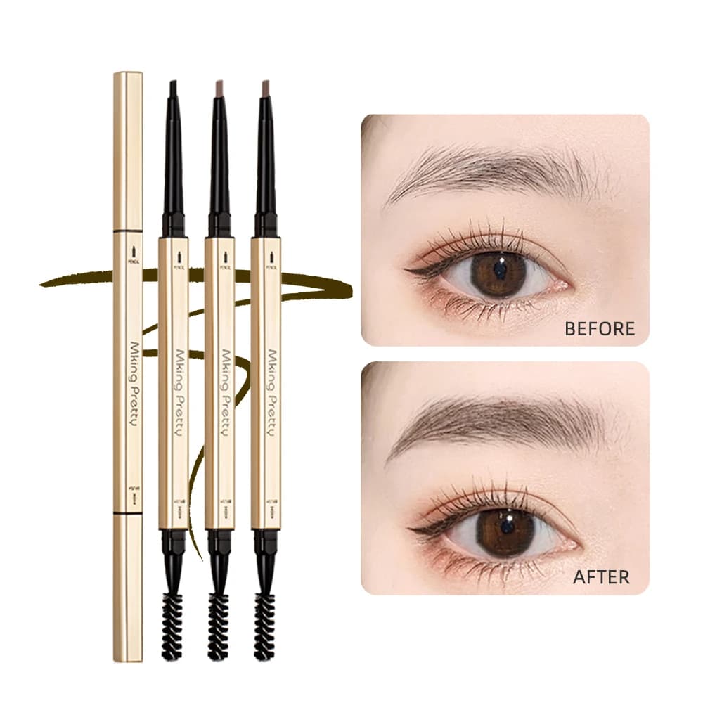 5 Color Eyebrow Pen Women's Makeup Pen Double Head Eyebrow Pen Long-Term Waterproof Mascara Best Cosmetics Beauty Woman