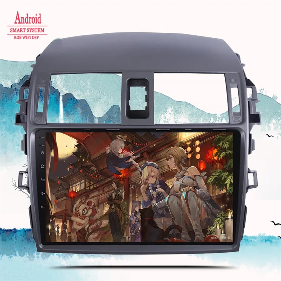 Autoradio Android 14 per Toyota Corolla E140 150 2006-2013, Navigazione GPS, Lettore Multimediale, DVD, Cassette
