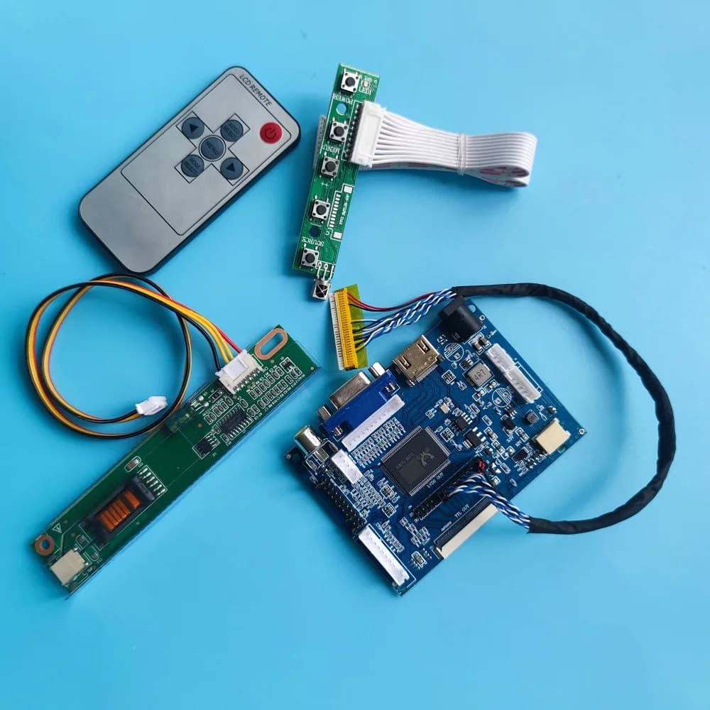 kit Work for B170PW03 Controller Board 1440*900 LCD remote AV 2AV HDMI-compatible VGA Screen panel monitor DIY LVDS SCREEN 30pin