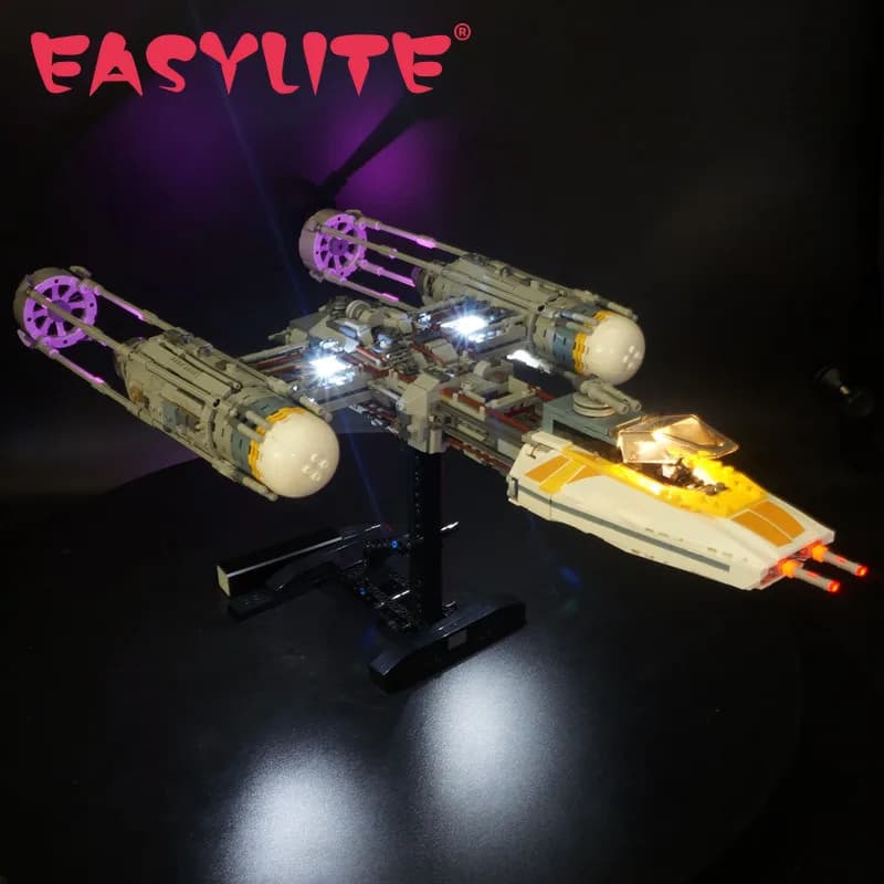 Set di luci a LED per 75181 Y-wing Starfighter Set Modello Building Block Giocattoli fai da te Blocchi Solo mattoni Kit di illuminazione Non include il modello