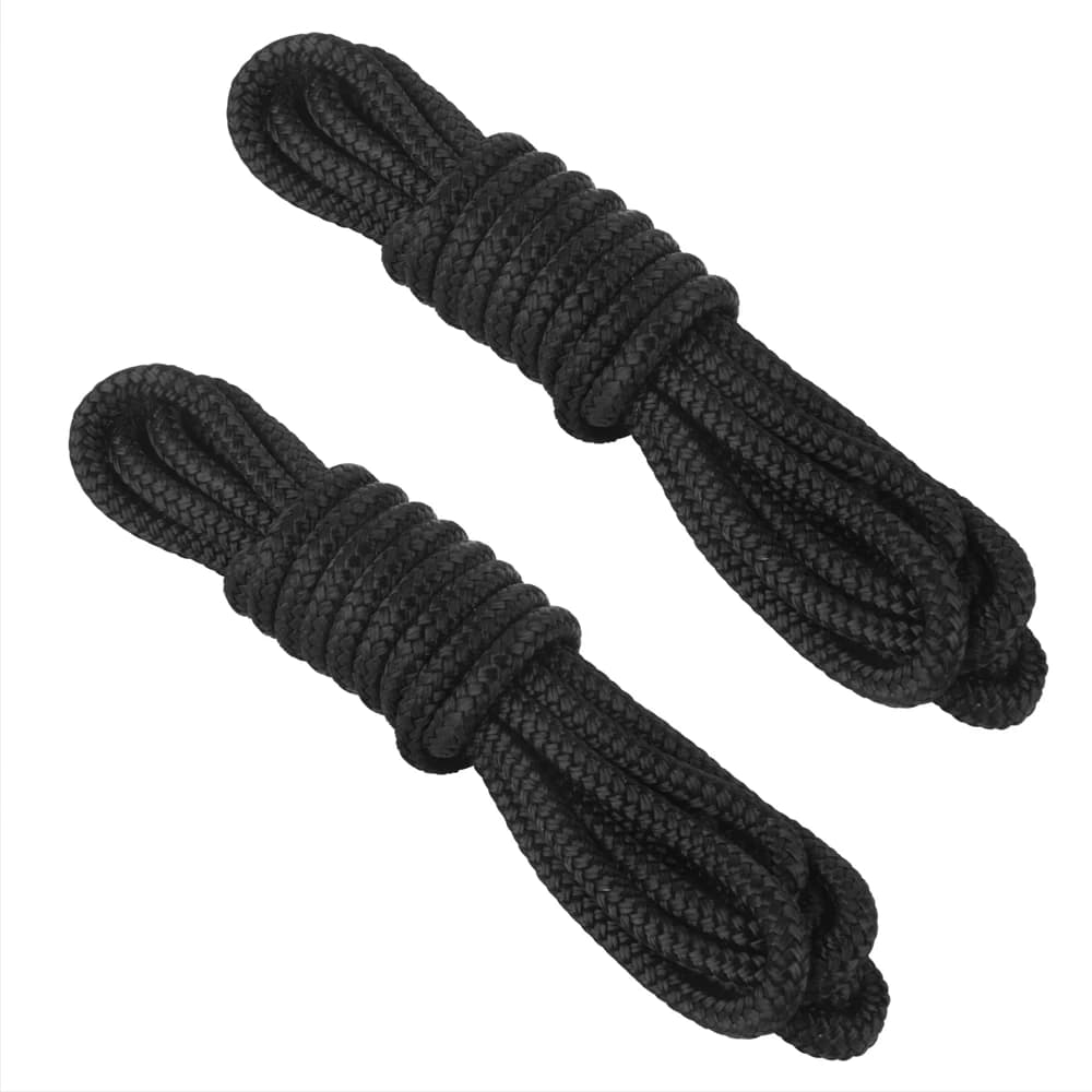 16.5 Metri Doppio Intrecciato di Nylon Nero DockLine Barca Dock Linea di Ormeggio Corda Corda di Ancoraggio Ultra Forte Dock Linee