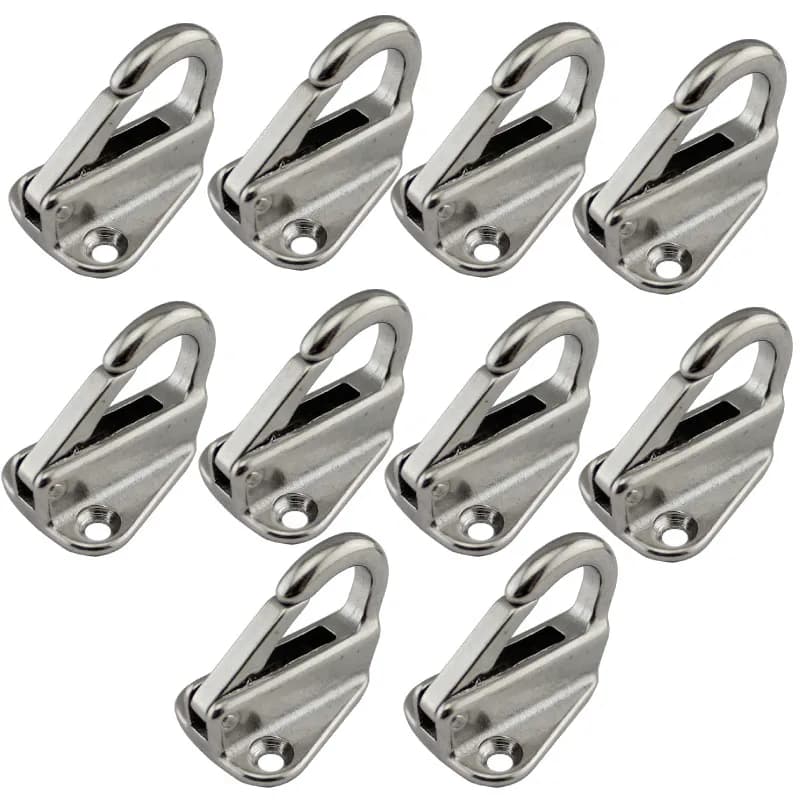 43 millimetri In Acciaio Inox 316 Primavera Parafango Gancio A Scatto Collegare Corda Vela Barca Rimorchiatore Nave Marine Ferramenteria e attrezzi accessori per Barche 10pcs
