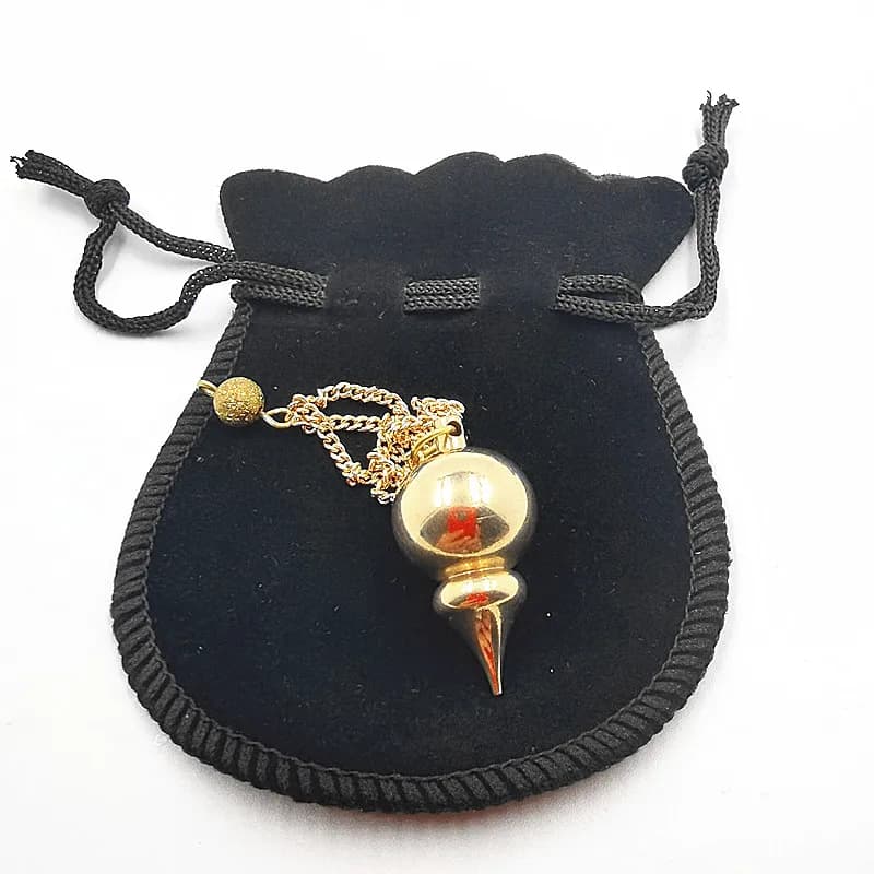 Reiki Guarigione Spirituale Wicca Donna Uomo Amuleto Forma di Vite Pendolo Radiestesia Fascino In Metallo Gioiello Pendolo Per Dowsing Divinazione