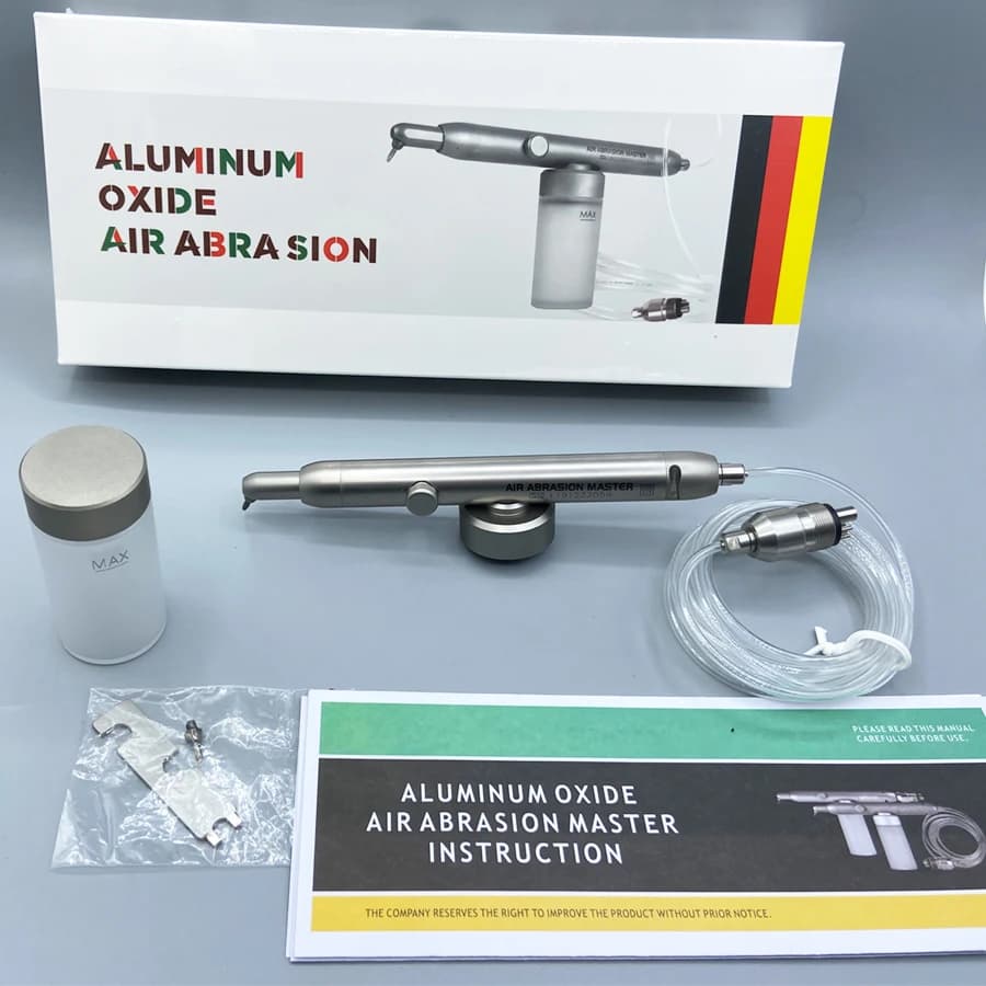 Ossido di alluminio dentale abrasione ad aria sabbiatura allumina aria abrasione lucidatrice Microetcher sabbiatura denti sbiancamento naso