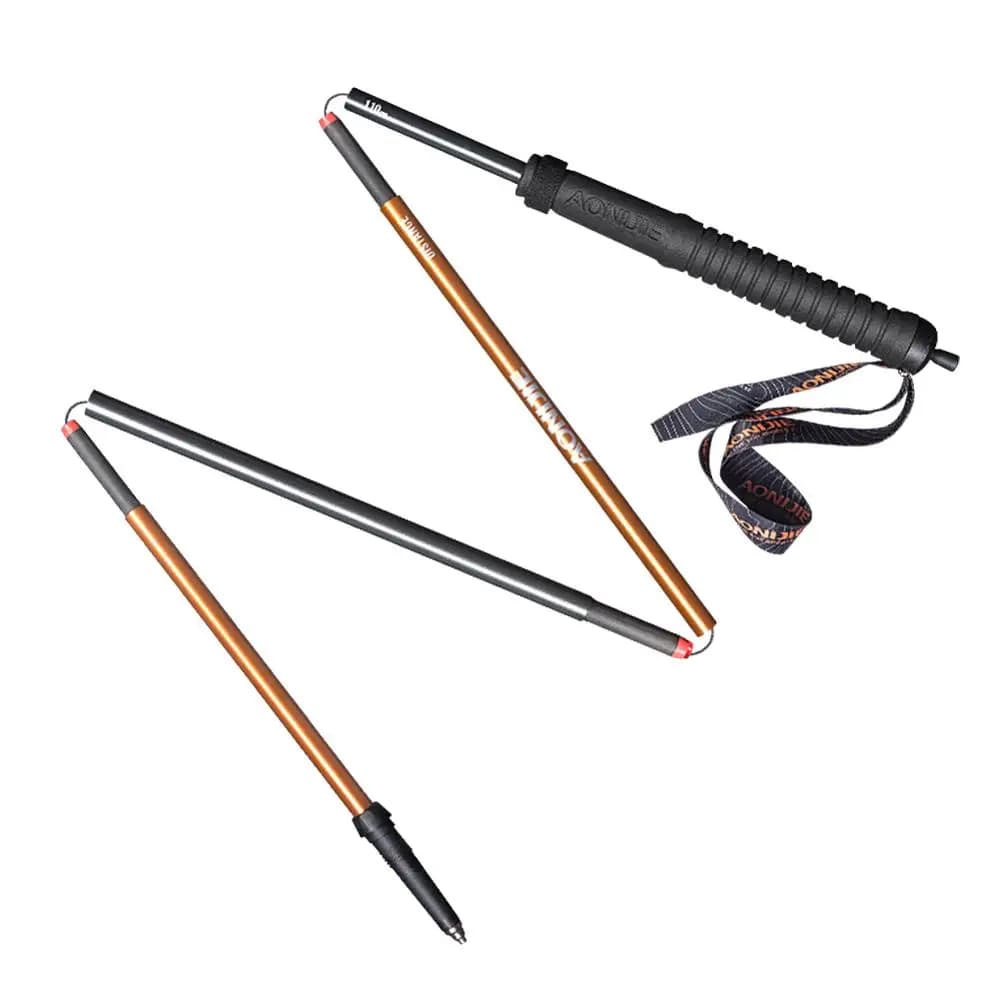 AONIJIE E4101 M-Pole Ultralight Carbon Fiber Trekking Sticks Quick Lock Folding Hiking Racing Wheelchair 110 cm/130 cm