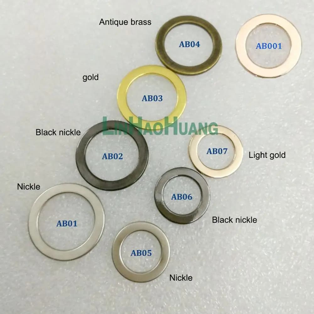 30 pz/lotto Nichel e Nichel Nero e Oro e Bronzo Costumi Da Bagno O-Ring Bikini Anello Della Lega di Costume Da Bagno Accessori FAI DA TE bikini Anelli Connettori