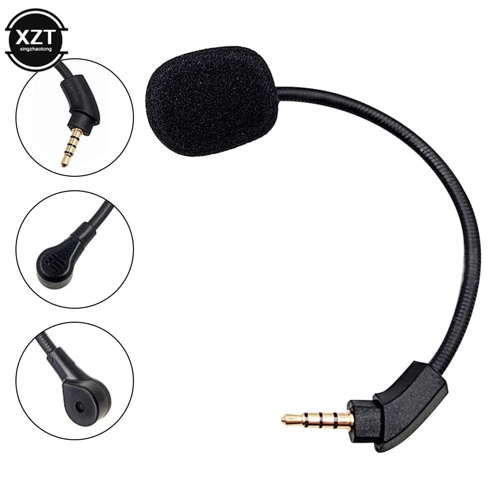 NUOVA sostituzione Aux gioco microfono a collo di cigno microfono Booms per Kingston HyperX Cloud Revolver Revolver S cuffie da gioco cuffie