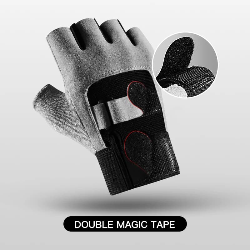 Gym Gloves Fitness Gloves for Lifting Breathable Weights without fingers Manubri Men Women Gym Gloves for Weightlifting Black