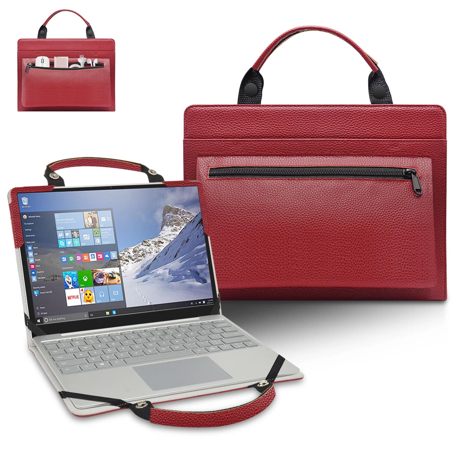 Per 15.6 "Lenovo IdeaPad Flex 5 15 iil05 15 itl05 e Dell Vostro 7590 custodia per Laptop custodia portatile con manico per borsa