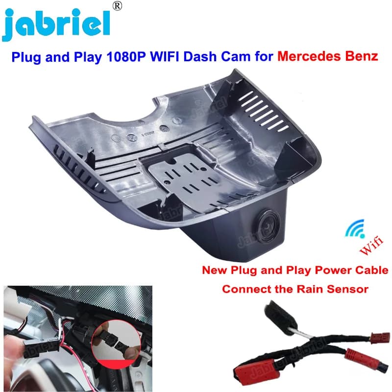 Plug and Play 4K Wifi Car Dvr Dash Cam For Mercedes Benz Class E W212 C207 2009-2016 Class C W204 C204 2011 2013