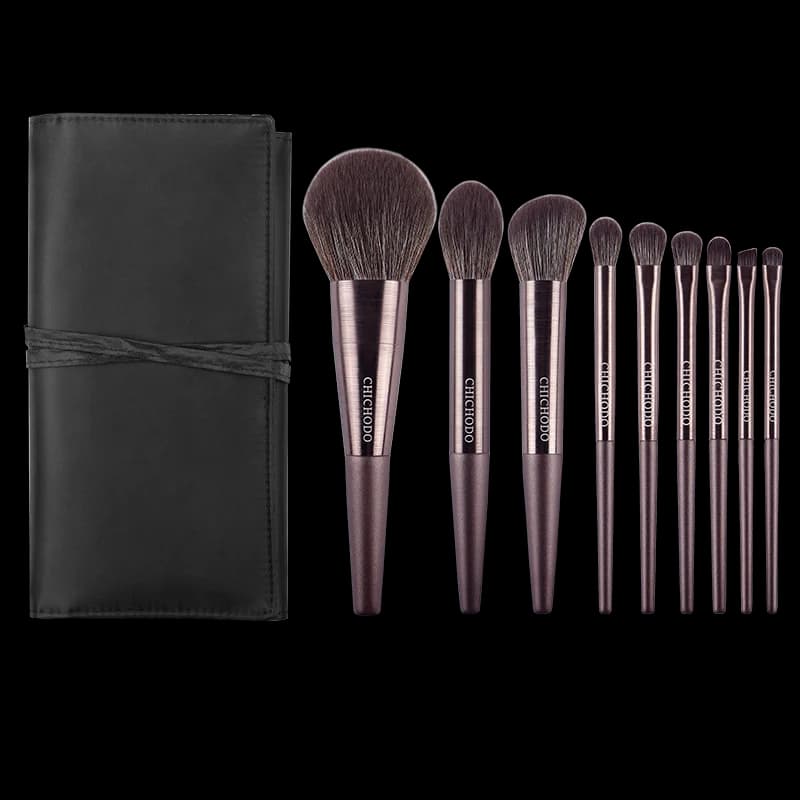 9 pcs/set high quality powder makeup brushes that sculpts highlighter umbrella kit brush makeup brush for drought fold eyebrows