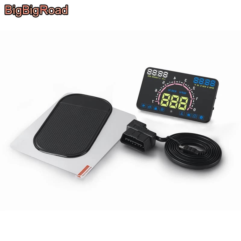 BigBigRoad Per Alfa Romeo 4C 8C AR GT 156 159 147 Giulietta Giulia Mito Auto OBD2 HUD Head Up Display Parabrezza Proiettore