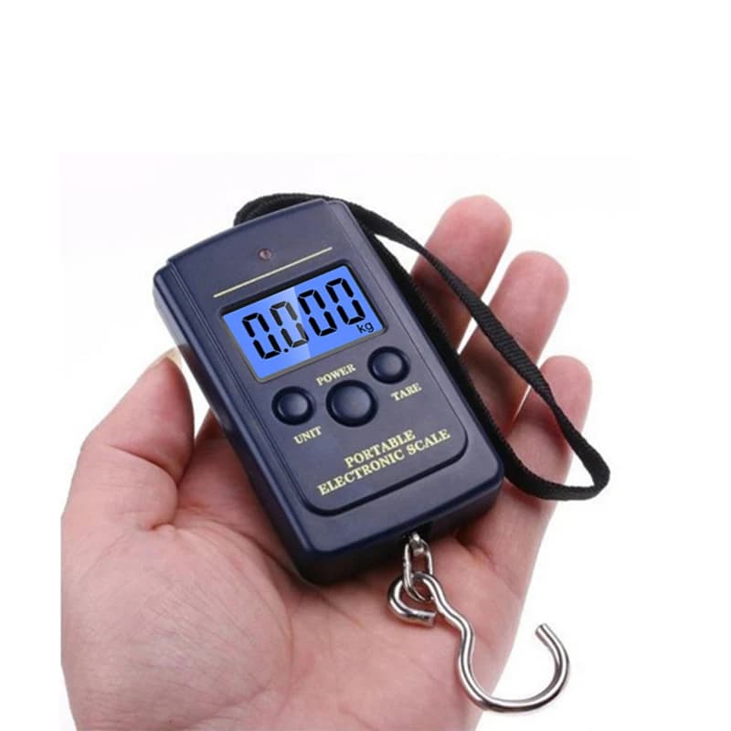 Portatile 40Kg 10g bilancia sospesa bilancia digitale retroilluminazione pesca elettronica da viaggio bilancia tascabile bilancia pesapersone s strumento pesi
