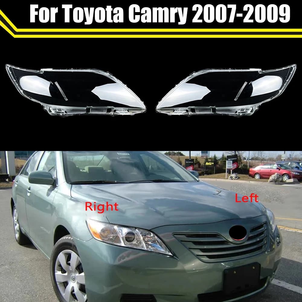 Faro anteriore protettivo per Auto copriobiettivo in vetro paralume Shell lampada per alloggiamento luce trasparente automatica per Toyota Camry 2007 2008 2009