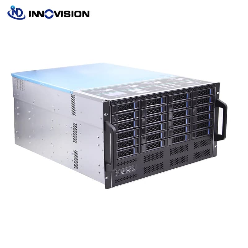 Chassis Server NAS NVR Rack 6U con 48 Bay Hot-Swap, Ampia Capacità di Archiviazione e Backplane Expander da 6GB/12GB