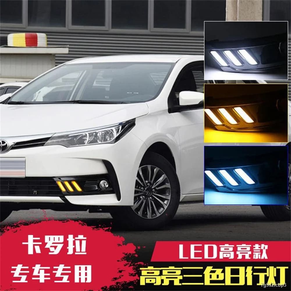 Per 17-19 anni Toyota Corolla luce di marcia diurna Duide Streamer rgb led drl striscia luce di marcia diurna