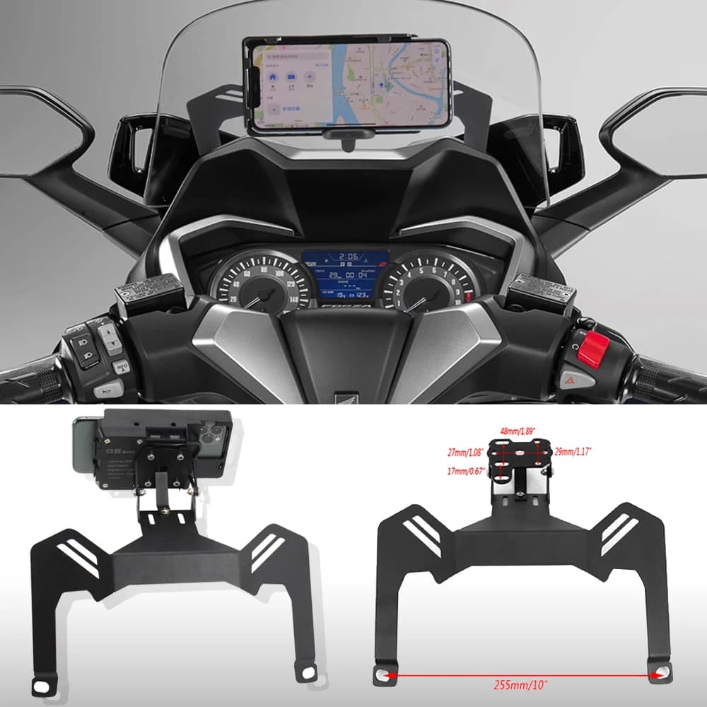 Per Honda Forza 300 250 125 MF13 Supporto Del Telefono Forza300 Supporto Del Basamento Smartphone Supporto Del Telefono Del Basamento GPS Navigatore Staffa Piastra