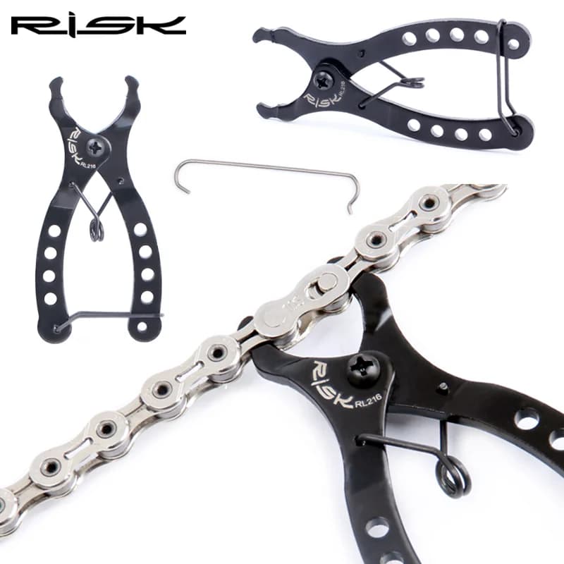 RISCHIO Ciclismo Catena Morsetto Fibbia Magia Della Bicicletta Tool Kit Mini Bike Catena di Collegamento Rapido Strumento con Gancio up Multi Link pinza MTB Strada