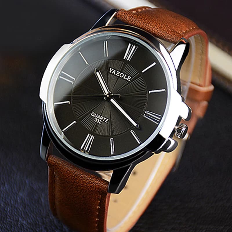 New Men's Watch YAZOLE Top Brand Luxury Blue Glass Watch Waterproof Men's Watch Roman Men's Watch Relojes Saat