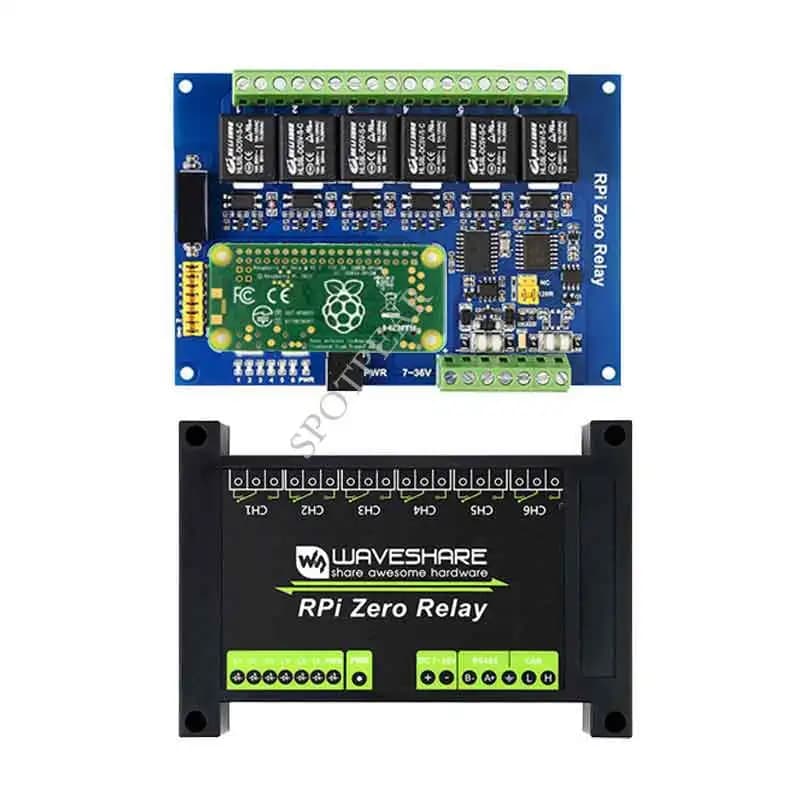 Raspberry Pi Industrial Modbus RS485 CAN 6 way relay module