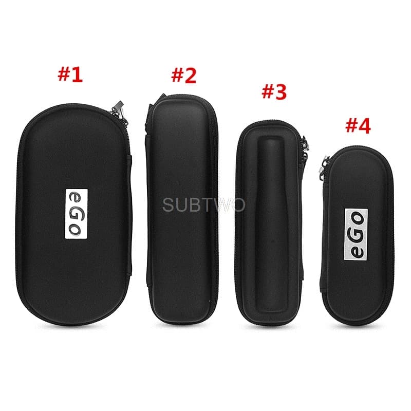Custodia in pelle con cerniera Ego per Ego Evod Ce4 Protank Ego Start Kit Ecigs Confezione Vape Mods Sigaretta elettronica Vaporizzatore Penne