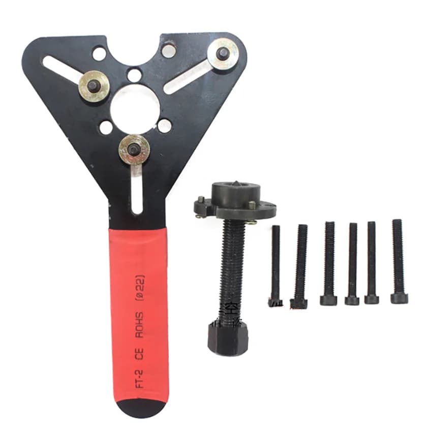 Strumento di riparazione dell'aria condizionata per auto Chiave A/C Compressore Frizione Kit di utensili manuali Estrattore mozzo Strumento di riparazione Accessori auto