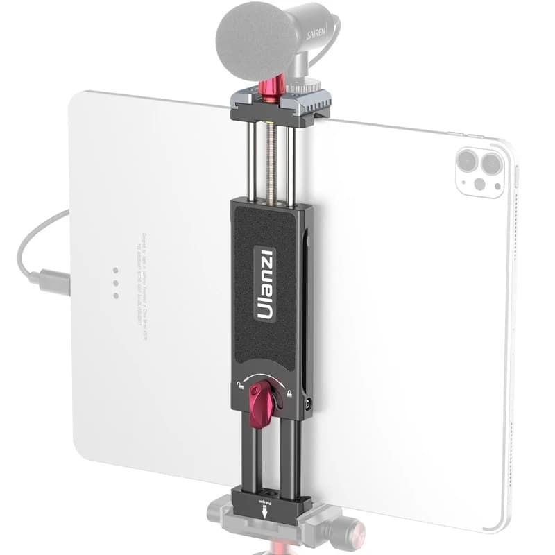 Ulanzi u-pad III supporto universale per Tablet in metallo supporto per telefono morsetto Arca 1/4 vite supporto per treppiede per Tablet per iPad Pro 12.9 ''iPad Air