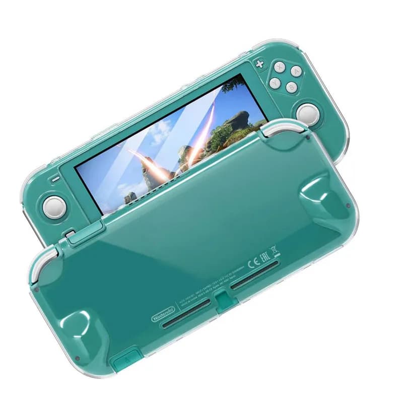 Custodia protettiva trasparente per PC rigida per Nintend Switch Lite NS Mini console di gioco Protezione completa per tutto il corpo trasparente in cristallo