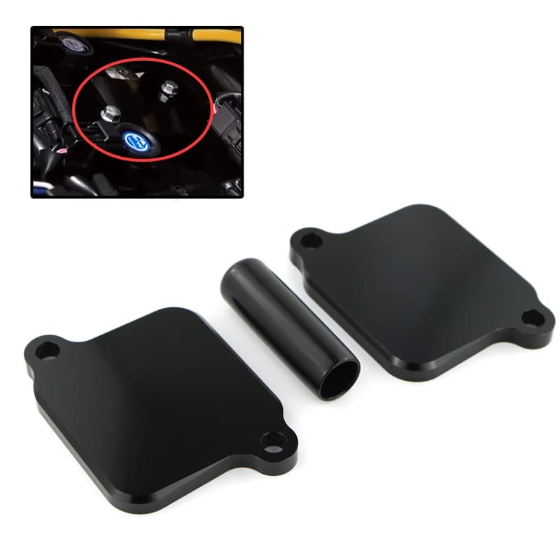 Misura Per Suzuki GSXR600 GSX-R750 GSX-R1000 GSXR 1000 GSX-S1000 GSX-S1000F Moto Smog Blocco Off Piastre Coperture di Alluminio di CNC