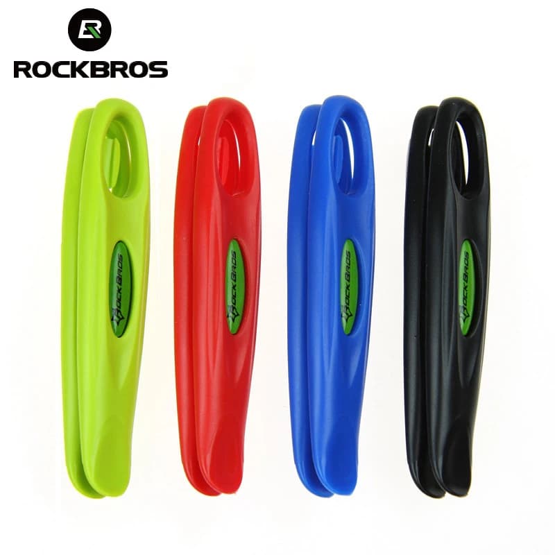 ROCKBROS Ciclismo Bici Bicicletta Pneumatico ultraleggero Leva per pneumatici POM MTB Kit di strumenti per riparazione ruote per bici Set Accessori per biciclette