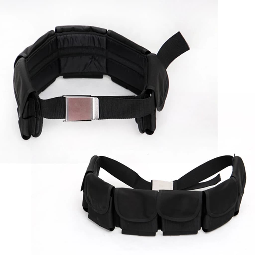 Cintura per pesi da immersione con 4/5/6 tasche fibbia a sgancio rapido Tech Dive cinghie per cinghie accessori per imbracature