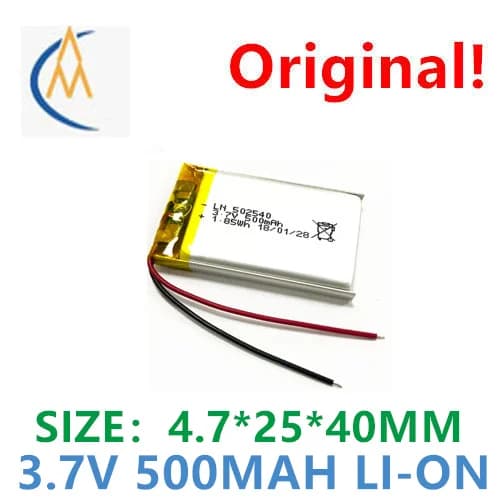 buy more will cheap Bluetooth speaker lithium battery 502540 472540 3.7v500mah KC certified Battery Toy solar sidewall