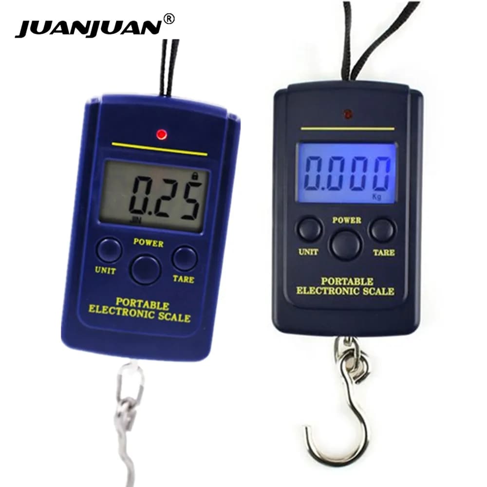 40kg/10g Mini bilancia digitale appesa pesca bagagli tasca peso bilancia bilancia elettronica gancio bilancia attrezzo da cucina