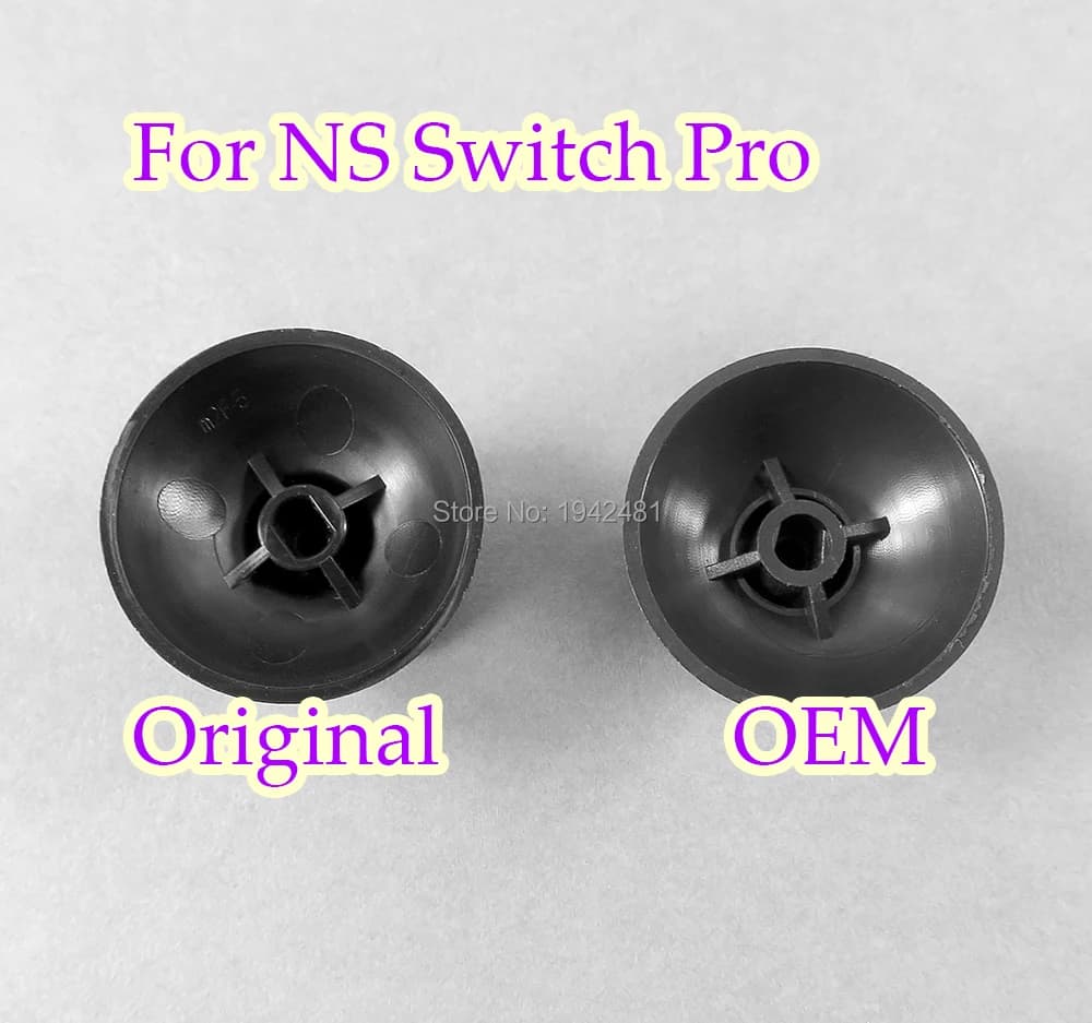2PCS nuovo Originale 3D Joystick Cap Per NS Interruttore Controller PRO 3D Analogico Della Copertura Nero Per Nintend Interruttore pro joystock cap