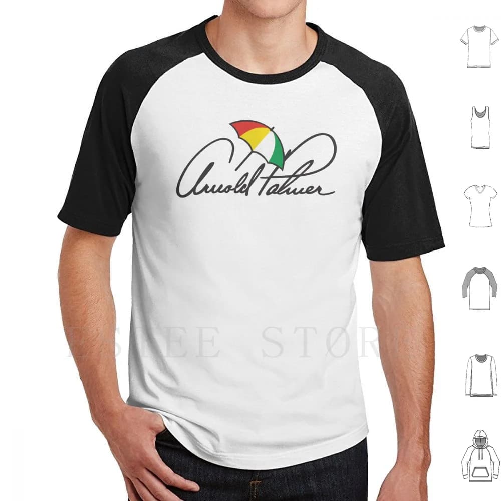 T Shirt Uomo Cotone 6xl Ombrello Palmer Ombrello Golf Sport Maestri Capre Il Re Golf Golf Legend Frank Capra Golfista