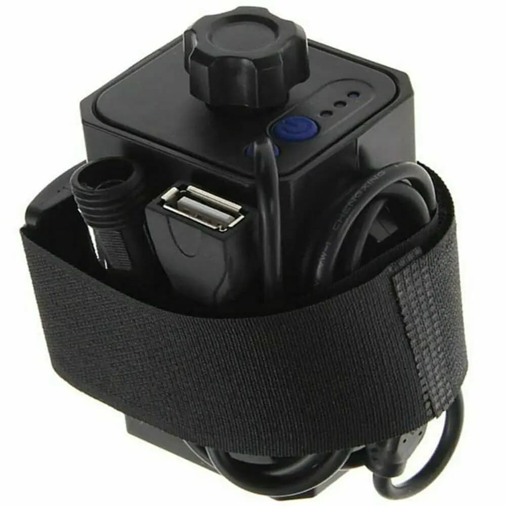 4X 18650 Waterproof Battery Portable Battery Storage Box for Power Bank for Bicycle Lamp USB Output 8.4 V