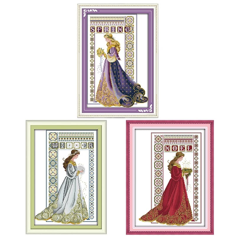 Mazzi di spose serie conteggio e stampa kit punto croce 14CT11CT kit ricamo kit cucito decorazione della casa artigianato fai da te regalo