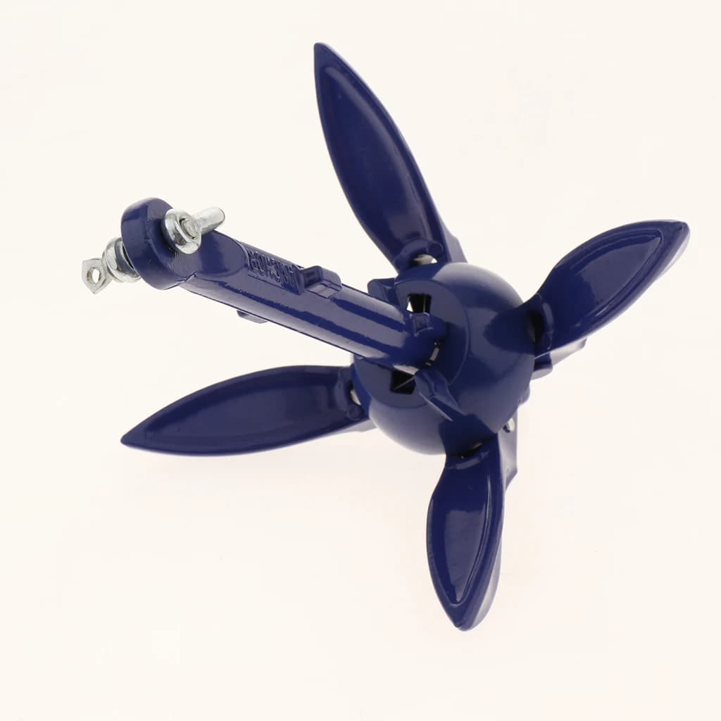 0.24KG Barca Pieghevole Grapnel Anchor 0.52lb per Barca Marine Canoa Kayak Zattera Artigianato d'acqua Barca a vela Barca da pesca Pesca Dinghie