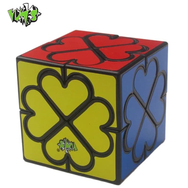 Original New Lanlan Honey Copter Magic Cube Puzzle Black Cubo Magico Heart Copter Professional Twist Educational Kids Toys Games