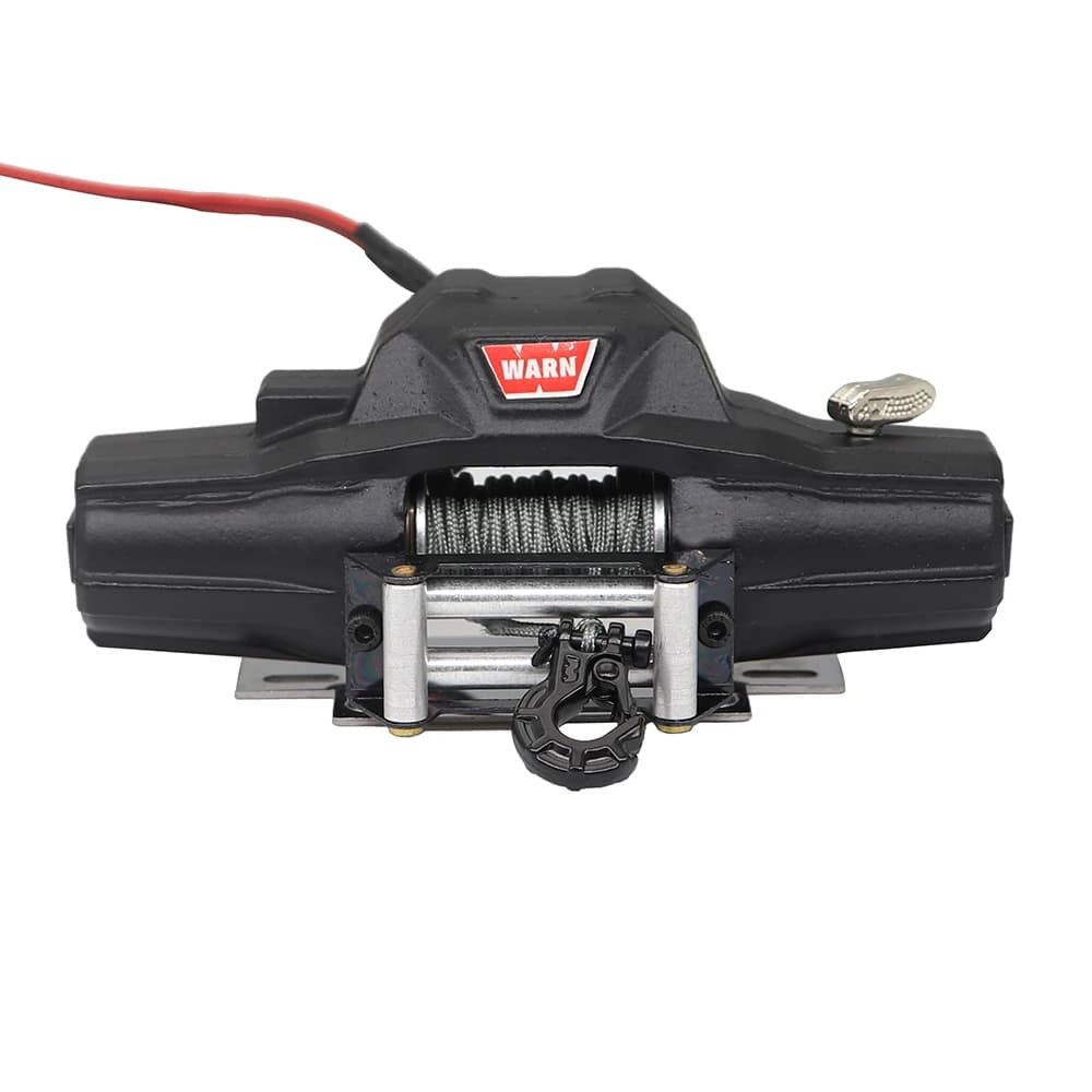 Verricello Automatico in Metallo con Cavo per Auto RC 1/10, Compatibile con Axial Scx10 90046 D90 Traxxas Trx4 Trx6 Yikong