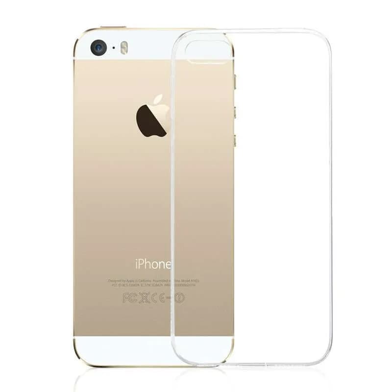 Custodia per telefono in silicone per iPhone 5 5S 5G SE2016 Custodia morbida trasparente ultra sottile trasparente 0,33 mm Gel TPU super sottile