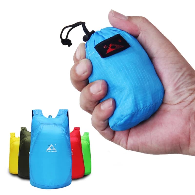 Zaino leggero PLAYKING zaini pieghevoli ripiegabili ultraleggeri viaggi all'aperto escursionismo bambini piccolo zainetto Mini borsa