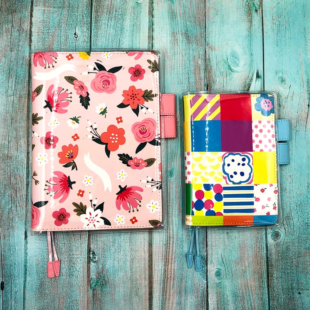 Fromthenon PVC trasparente A5A6 Diario Copertina del libro Planner Accessori Notebook Blocco note Bookbinding Custodia protettiva Hobo Cancelleria